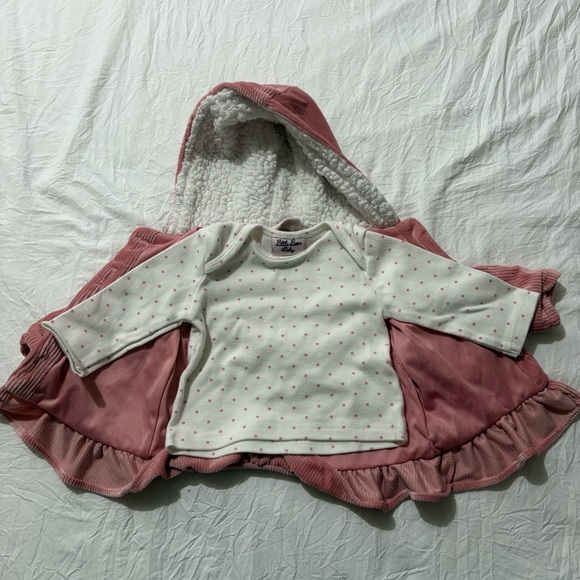 Baby Girls 6 Month Shirt Outfit Bundle Yellow Plaid Gingham Floral - Picture 7 of 7